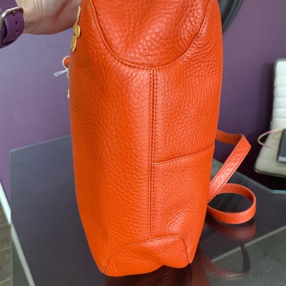 RADLEY LONDON Orange Tote with Floral Accents - Picture 5 of 5